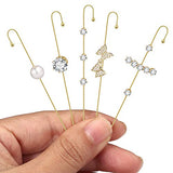 12 Pcs Ear Wrap Crawler Hook Earrings Ear Cuffs Earrings for Women Girls Butterfly