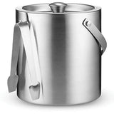 Double-Wall Stainless Steel Insulated Ice Bucket With Lid and Ice Tong [3 Liter]