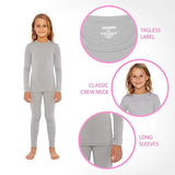 Rocky Thermal Underwear for Girls Fleece Lined Thermals Kids Base Layer Long John Set