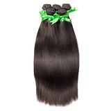 GoldRose Beauty Grade 6A Brazilian Virgin Human Hair Silky Straight Hair Weaving 1 Bundle 26 Inch Natural Black Color