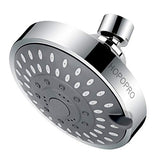 High Pressure Fixed Shower Head Hopopro 5-Setting Upgraded Bathroom Showerhead