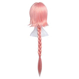 C-ZOFEK Astolfo Cosplay Wig Long Braided Pink Hair (Pink)