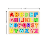 T Leaves Alphabet Puzzles, ABC Wooden Puzzles Board for Toddler 3-5 Years Old