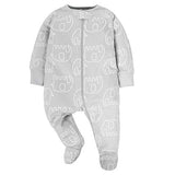 Gerber Baby 4 Pack Sleep 'N Play Footie, Animals Green