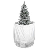 Christmas Tree Poly Storage Bag 8'x4' for 7.5FT Tree,Extra Large Disposal Plastic Tree