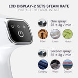 Steamer for Clothes,Fast heating smart Garment steamer with LCD screen.Two ironing modes