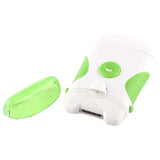 Walfront Electric Nail Trimmer White Green Dual-use Nails Trim File Clipper Manicuring Tools