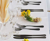 Black Silverware Set, LIANYU 20 Piece Stainless Steel Flatware Cutlery Set for 4