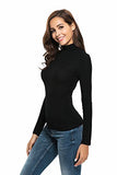 Womens Long Sleeve Mock Turtleneck Stretch Fitted Underscrubs