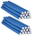 10" Spiral Hair Foam Curler Roller Set - 24 Pieces - twist curls flex rods (9/16"), Hair curls, hair styles, hair stylist, long hair, short hair, wavy hair, curly hair, flexible, lightweight