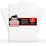 Dry Erase Lapboards | 9 x 12 inch Large Whiteboard | White Board Set