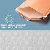 Metronic 50Pcs Poly Bubble Mailers, 4X8 Inch Padded Envelopes Bulk #000