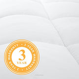 Linenspa All-Season White Down Alternative Quilted Comforter - Corner Duvet Tabs