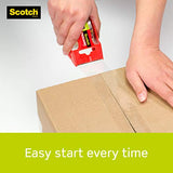 Scotch Sure Start Packaging Tape, 1.88"x 22.2 yd, Designed for Packing