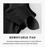Dragon Fit Sports Bra for Women Longline Padded Bra Yoga Crop Tank Tops Fitness