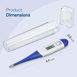 Thermometer for Adults, Digital Oral Thermometer for Fever with 10 Seconds Fast Reading