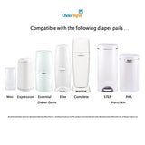 ChoiceRefill Compatible with Diaper Genie Pails, 4-Pack, 1080 Count