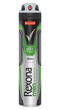 Rexona Body Spray Anti-Perspirant/Anti-Transpirant (12X 200 ml/6.67 oz, Quantum)