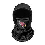 FOCO Arizona Cardinals NFL Black Hooded Gaiter, Adult (SVNFGRHDSN)