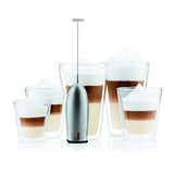 Bodum Schiuma Battery Operated Milk Frother, 8.5 Inches, Black