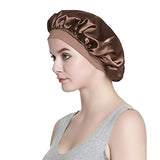 Satin Cap Single Layer Sleeping Hat for Long Hair Hair Bonnets for Women …