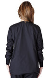 Natural Uniforms Women's Workwear Lightweight Warm Up Jacket (Black) (XS)