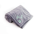 Dog Blanket Personalized New Puppy Pet Gift with Name