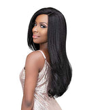 Janet Collection Synthetic Natural Me Lite Deep Part TAMILA HD Lace Wig (1B)
