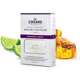 Cremo Bergamot & Musk Travel Friendly Solid Cologne, An Unexpected Blend Of Citrus