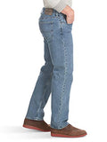 Wrangler Authentics Men's Relaxed Fit Comfort Flex Jean, Light Stonewash, 29W x 30L