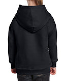 Gildan Kids' Little Hooded Youth Sweatshirt, Black, Small