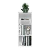 Furinno 3-Tier Open Shelf Bookcase, White