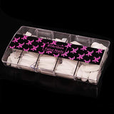 Long Coffin Fake Nails - Full Cover Natural Ballerina False Nail BTArtbox 500 Pcs Acrylic