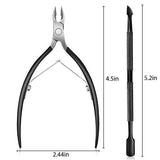 Cuticle Trimmer with Cuticle Pusher, Easkep Cuticle Remover Cuticle Nipper Professional