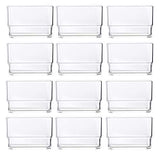 STORi Clear Plastic Drawer Organizers 3" x 3" x 2" l Set of 12