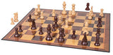 Silly Goose Chess Game, Cardboard Folding Chess Set with Plastic Chess Pieces