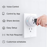 Smart Plug, Gosund Mini WiFi Outlet Works with Alexa, Google Home, No Hub Required,