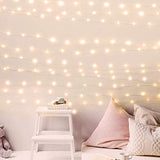 200 Led Fairy Lights 66Feet Starry String Lights Waterproof Firefly Lights Warm White