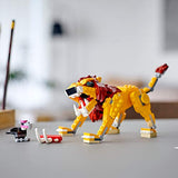 LEGO Creator 3in1 Wild Lion 31112 3in1 Toy Building Kit Featuring Animal Toys for Kids