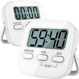 Kitchen Timer, 2 Pack Digital Kitchen Timers [ 2020 Version ] Magnetic Countdown Timer