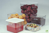 Rubbermaid Commercial Products Plastic Space Saving Square Food Storage Container