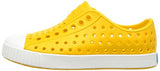 Native Shoes, Jefferson, Kids Shoe, Crayon Yellow/Shell White, 4 M US Big Kid