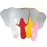 Global-Dental 4 Pcs Handheld Mirror Molar Tooth Shape Mirror for Office