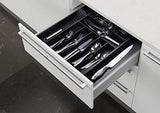 Bamboo Kitchen Drawer Organizer - Expandable Silverware Organizer/Utensil Holder