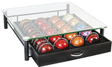DecoBros Crystal Tempered Glass Nespresso Vertuoline Storage Drawer Holder