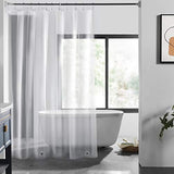 LOVTEX PEVA Shower Curtain Liner - 72x72 Light Weight 3G Clear Liner Water Repellent