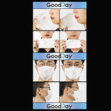 [Happy Life] 6pcs Premium 3D Disposable KF94 Face Mask, KF94 Mask, Black KF94