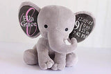 Personalized Birth Stat Elephant