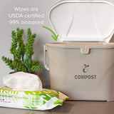 Earth Rated Dog Wipes, 100 Plant-Based and Compostable Wipes for Dogs