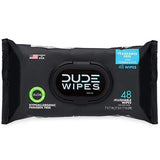 DUDE Wipes Flushable Wipes Dispenser, Unscented Wet Wipes with Vitamin-E & Aloe